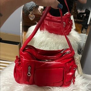 Red fashion  Shoulder Bag (small) NWT